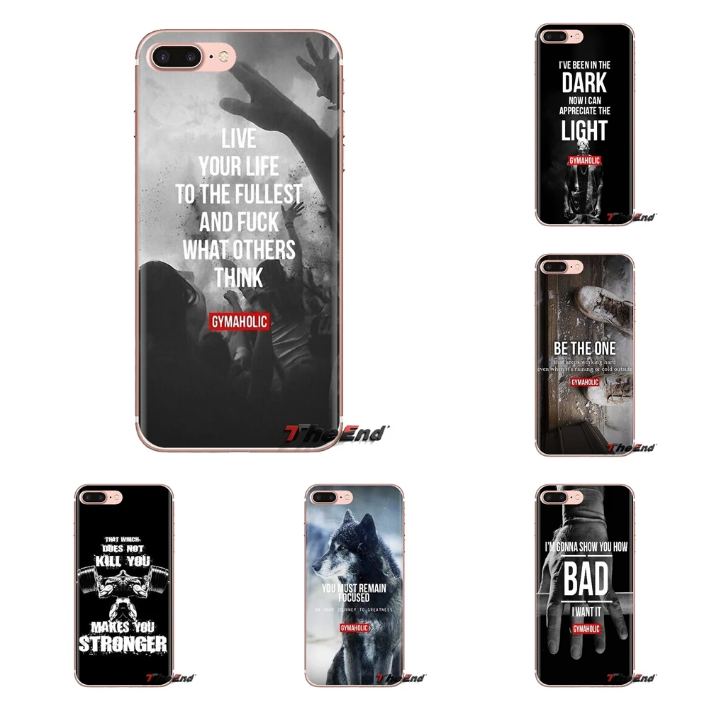 

For Samsung Galaxy J1 J2 J3 J4 J5 J6 J7 J8 Plus 2018 Prime 2015 2016 2017 Loving Bodybuilding Gym Fitness TPU Transparent Covers