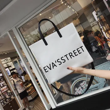 

Newhotstacy Bag 072519 Canvas new briefcase art students fan letters printing single shoulder bag handbag tote bag