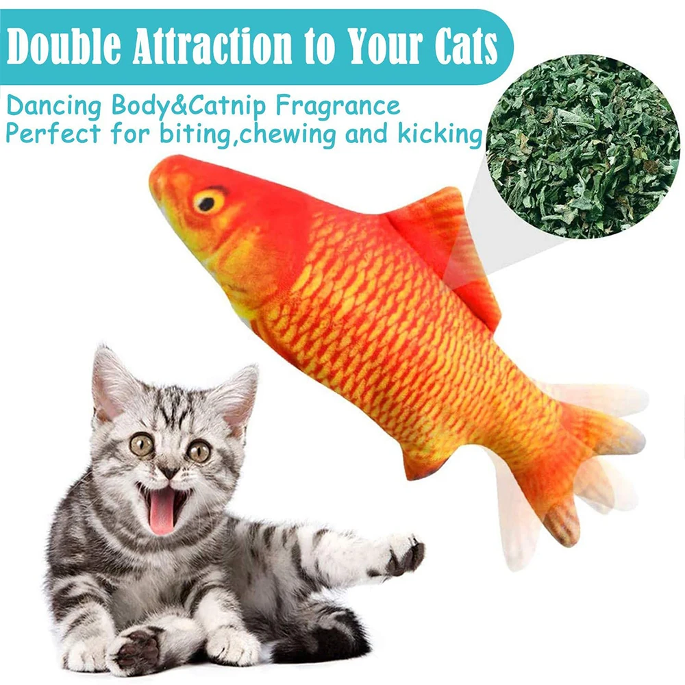 Flopping Fish Cat Toy - Tinker toy cat