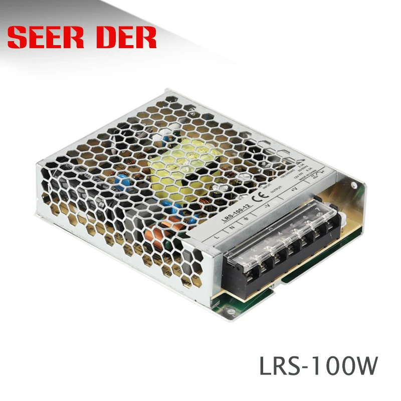 LRS ac dc smps 8a 100w 12 v/24 v 4a импульсный источник питания