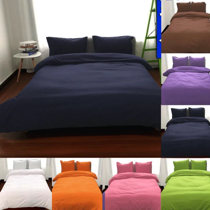Одеяло пододеяльник комплект постельного белья с наволочками атласная полоса односпальная двуспальная кровать