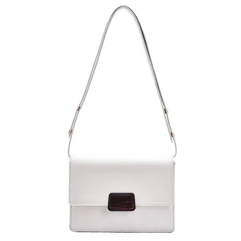 

Women Bag Fashion New Lady Shoulder Bag High Quality PU Leather Bag Durable Youth High Quality Work Bag All-match Black White