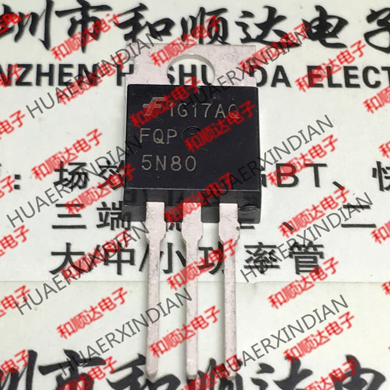 20 шт./лот FQP5N80-220 4.8A 800V