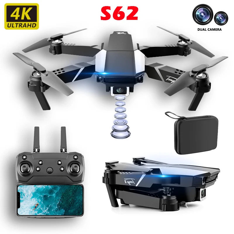 JINGHENG Новый Радиоуправляемый Дрон 4K HD камера Профессиональная аэрофотосъемка WIFI