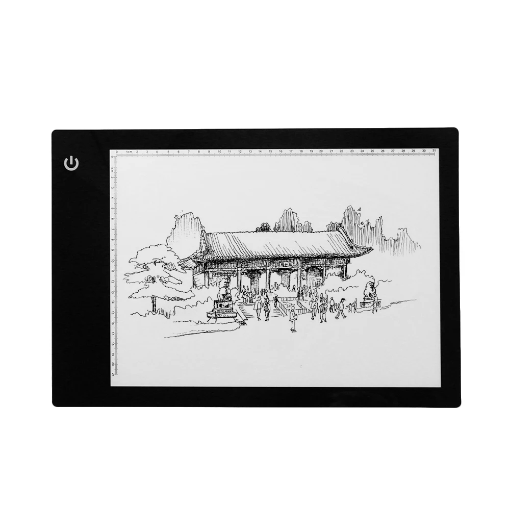 

A4 LED Tracing Light Box Copyboard Adjustable Brightness Light Pad Tracer Board for Artists Drawing with Rechargeable Battery
