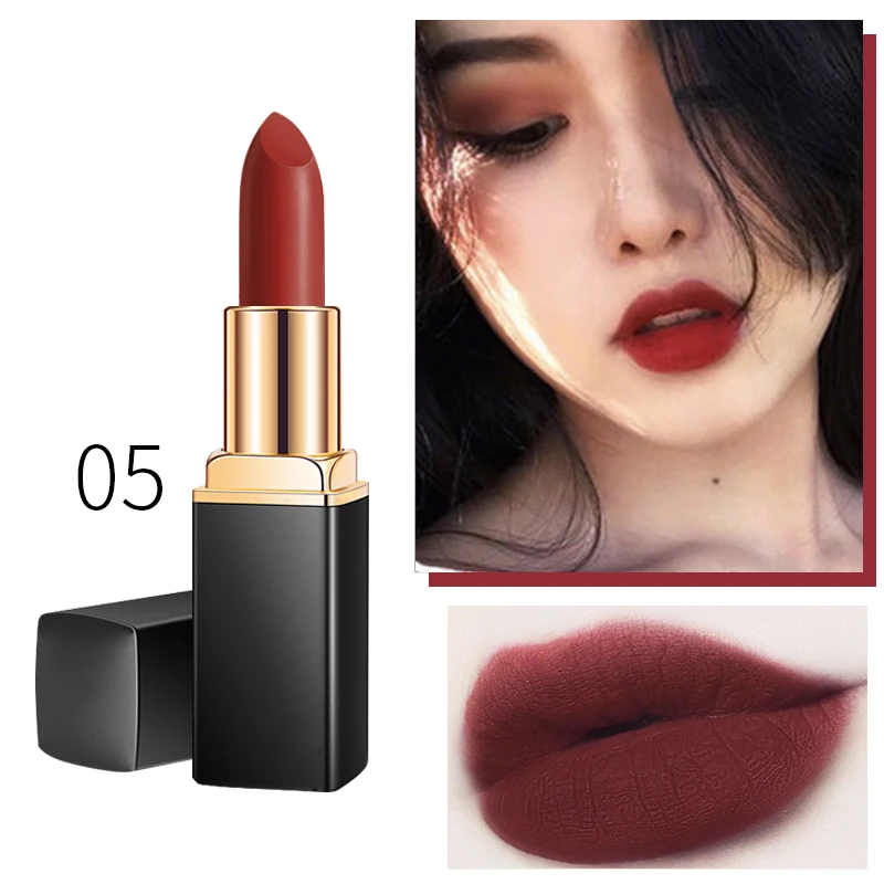 BLUETHIN помада матовая водостойкая Make Up Langdurige Губная помада 8 Kleuren Gemakkelijk Te Dragen Lippen Make mate lipst - Цвет: 05