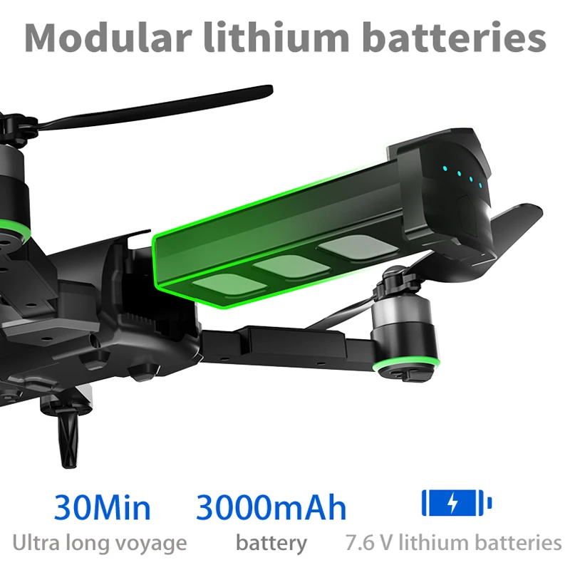 GPS Дрон 4K с HD камерой удержание высоты следуй за мной RC Квадрокоптер Wifi FPV Дроны VS
