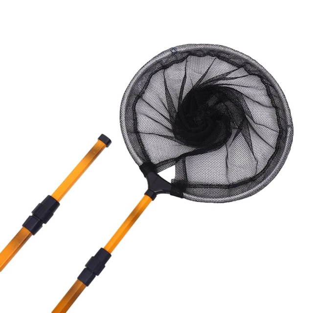 Telescopic Fishing Net Extension Rod Resistance Fishing Net Pole Durable  Rubber Handle Sturdy - AliExpress