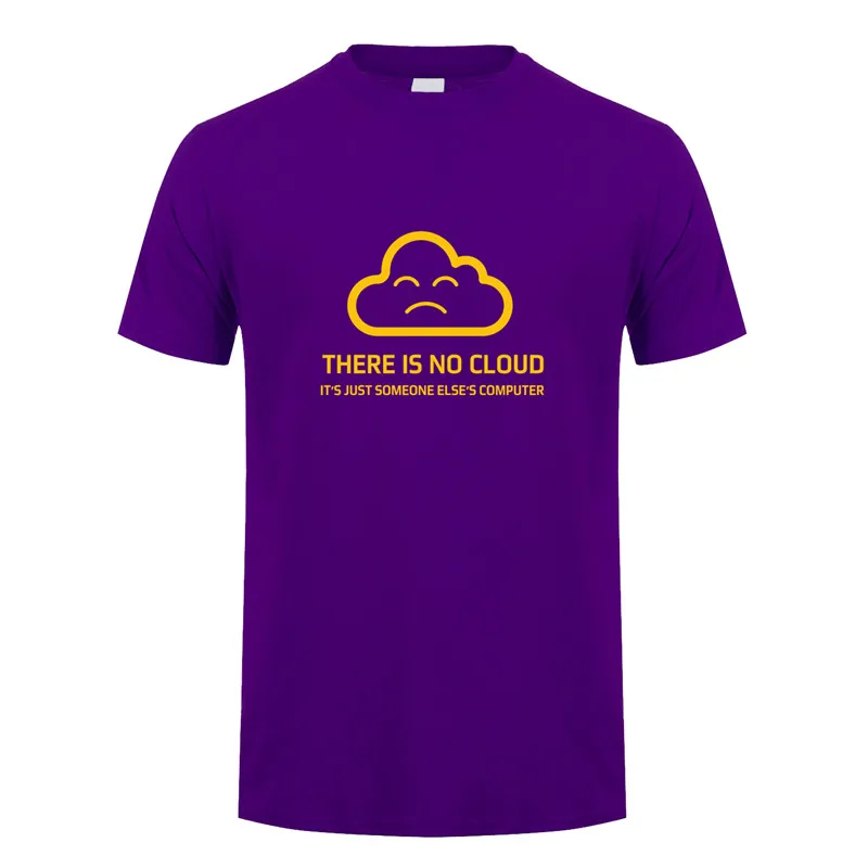 Новая модная футболка с надписью «There is No Cloud It is just Human's Computer» хлопковая футболка с короткими рукавами футболки для мальчиков OT-848