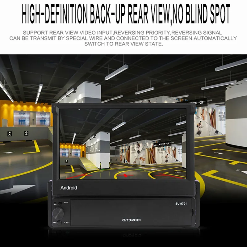 Android 8,1 автомобильный DVD gps навигационный плеер 7 дюймов Universa автомобильный Радио WiFi Bluetooth MP5 мультимедийный плеер