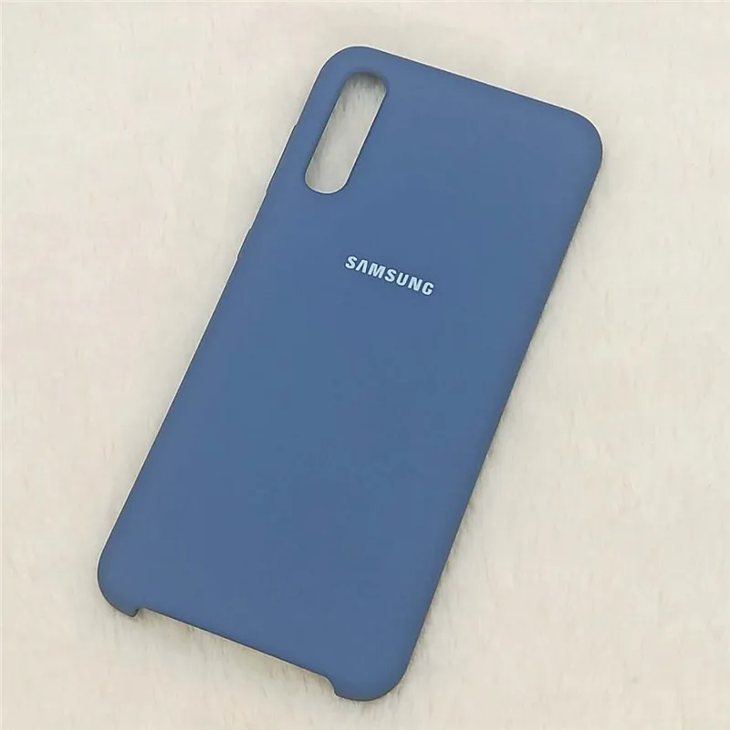 Чехол для samsung A50, жидкий силиконовый мягкий защитный чехол для samsung Galaxy A50, чехол для Galaxy A50 - Цвет: blue