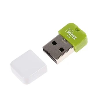 

Flash drive Mirex ARTON GREEN, 8 GB, USB2.0, read up to 25 Mb / s, write up to 15 Mb / s, white-green 4245651