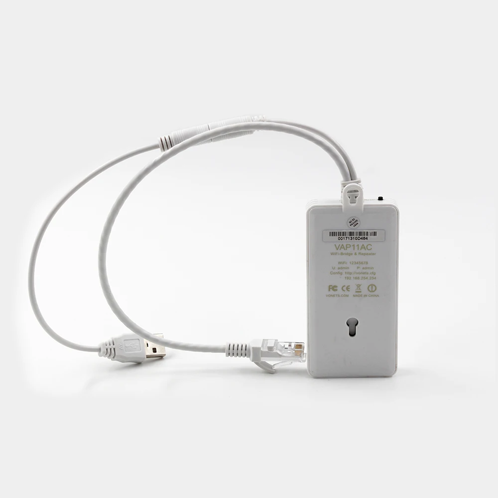 Wi-fi para Ethernet 2.4ghz + 5ghz 1200mbps sem Fio Vonets Banda Dupla Ponte Wifi Repetidor Hotspot Extensor Amplificador Adaptador Ap11ac - Imagem 5