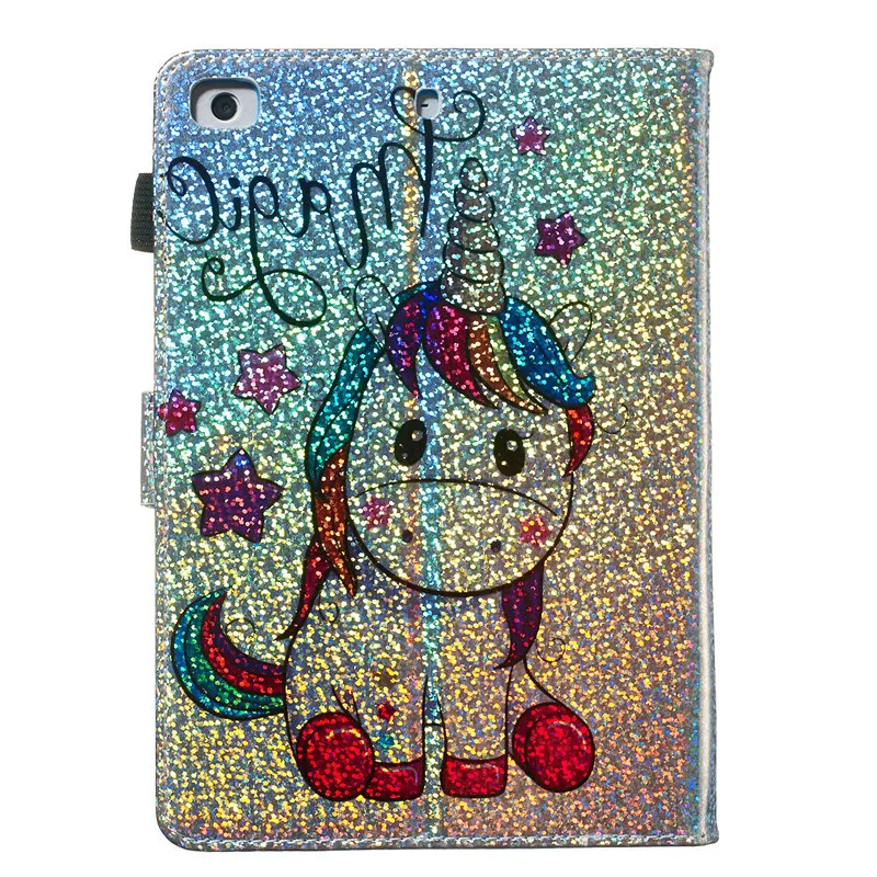 Wekays для Apple IPad Mini 1 2 3 4 5 7,9 дюймов мультфильм блеск кожаный чехол для IPad Mini 5 4 3 2 1 7,9 дюймов чехлы
