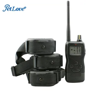 

1100 Yards Multi Dog Training System - Warning Tone Static Shock and Vibration Waterproof and Rechargeable Dog Collar for 3 Dogs