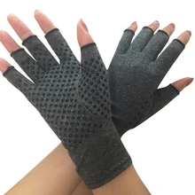 Прямая поставка, физиотерапевтические перчатки без пальцев для женщин и мужчин, перчатки для лечения артрита и давления, перчатки для здоровья, для фитнеса, тренажерного зала, спортивные Нескользящие перчатки