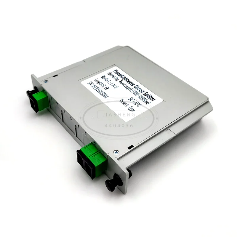 SC/APC Волоконно оптический сплиттер 1x2 PLC Кассетная коробка тип вставки