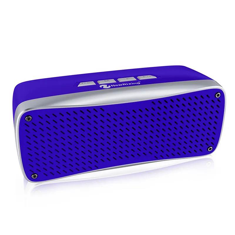 FFYY-Newrixing Nr-2033 Bluetooth динамик открытый Ipx4 водонепроницаемый беспроводной стерео портативный динамик - Цвет: Blue