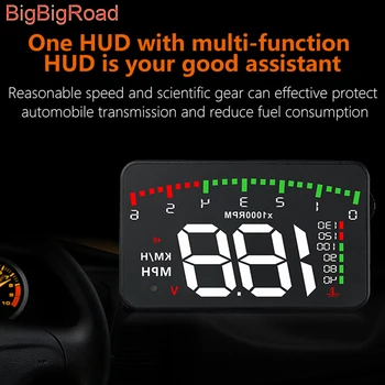 

BigBigRoad For Mercedes Benz E Class E180 E200 E220d E260 E280 E300 W212 W213 W210 E320 Car Hud Display Windshield Projector
