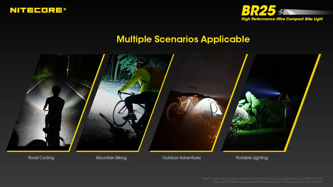 Luz da Bicicleta Dianteira com 5000mah Nitecore Recarregável Super Brilhante Luz Bateria Ciclismo Luzes Br25 1400lumens 10 Cheap Lanternas