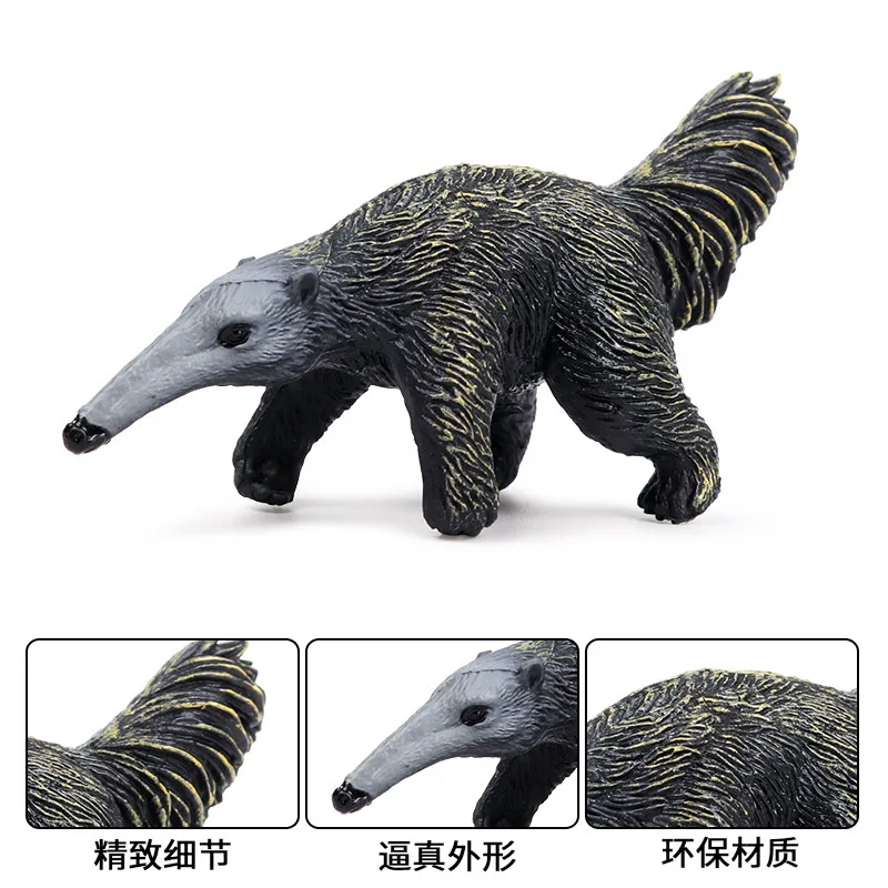 Модель животного Anteater экшн фигурка имитация диких животных фигурки из ПВХ