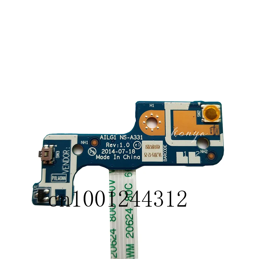 New Original For ThinkPad Z70-80 G70-70 G70-50 NS-A331 Power Buttom Board w/cable