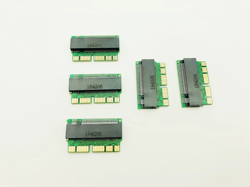 5 шт. M key M.2 PCI-e AHCI SSD адаптер карта для 2013 2014 2015 MACBOOK Air A1465 A1466 Pro A1398 A1502 A1419 NGFF MD711 MD712 |