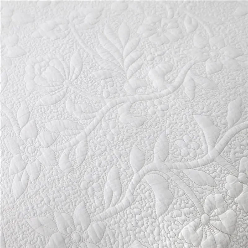 34Luxury European Style Cotton Bedspread Bed Cover Bed Sheet Linen Summer Quilt Blanket Pillowcases 3pcs