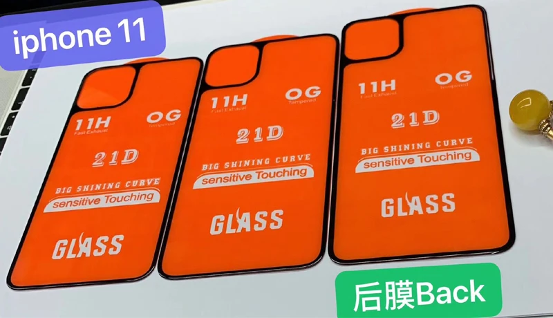 2 шт передняя+ задняя полная Клей закаленное стекло для Iphone 11 11Pro Защитная пленка для экрана для Iphone 11 Pro 11Pro Max Glaas