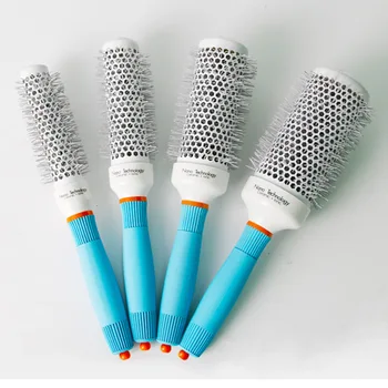 

Hot sale Professional Round Hair Brush Comb Ceramic Ion Hairbrush Comb Salon Hair Styling Tool