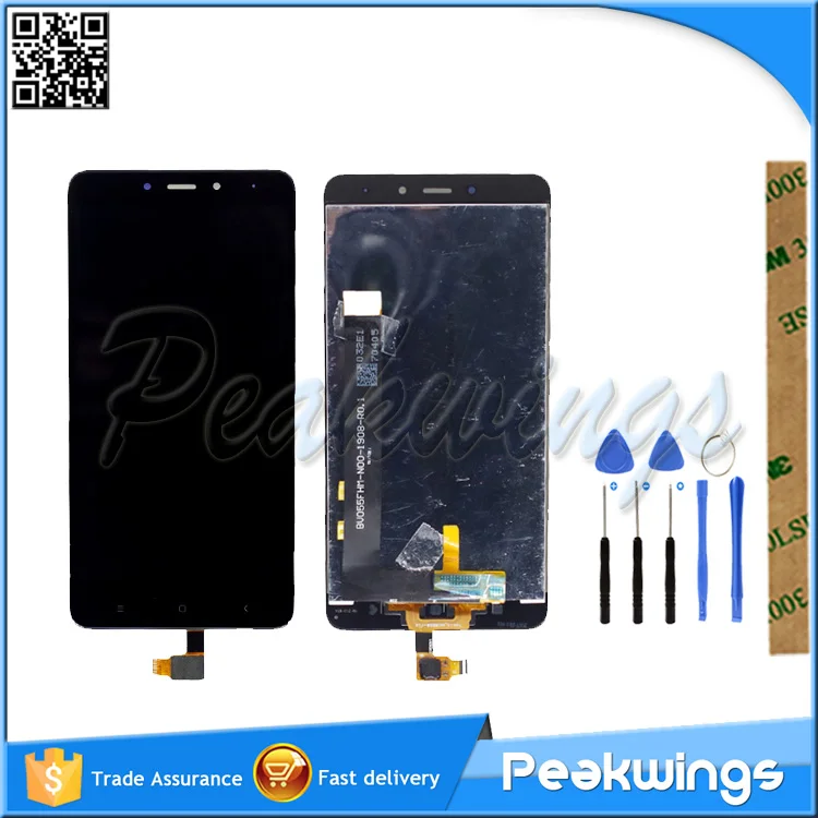 

Tested LCD Display For Xiaomi Redmi Note 4 LCD Display With Touch Screen Assembly Frame For MTK Helio X20