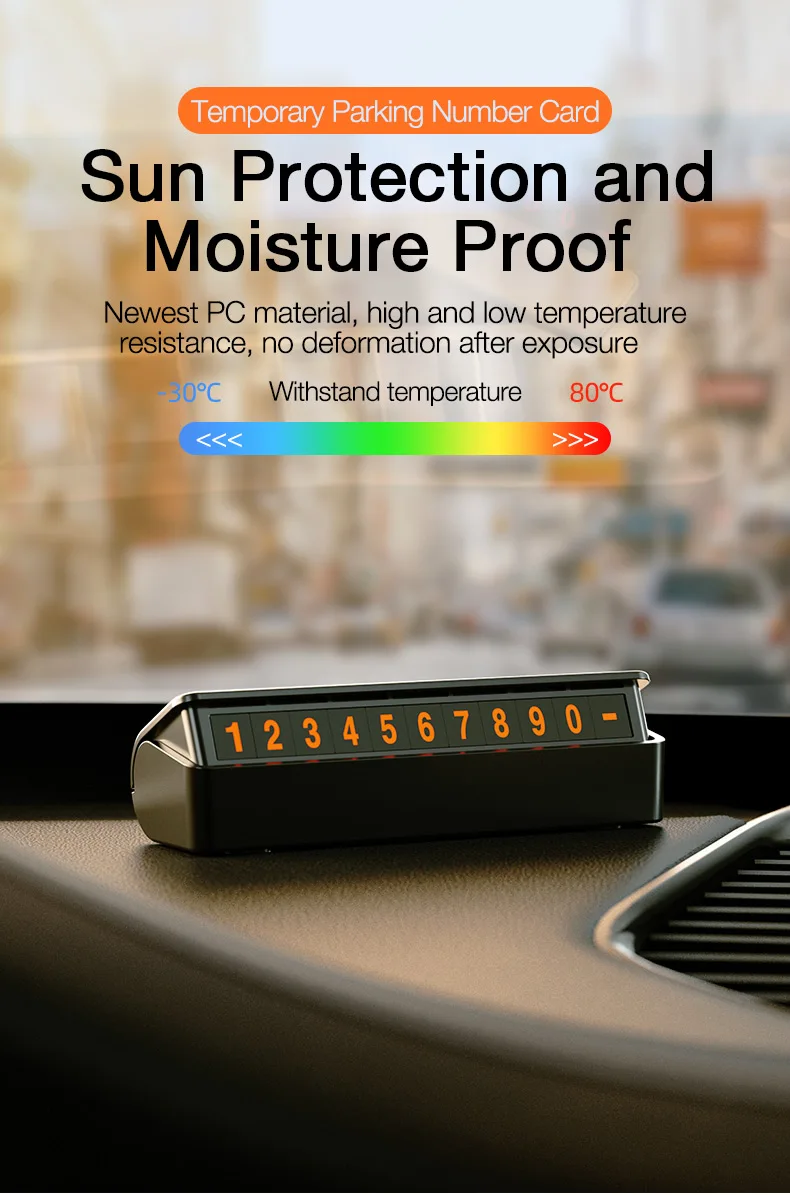 Car Temporary Parking Card (4)