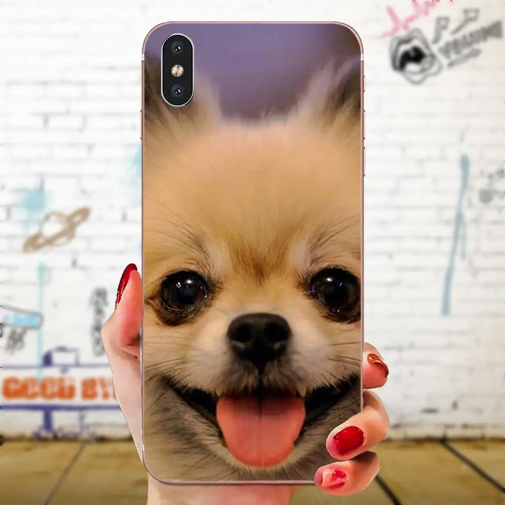 Чехлы для задней панели тонкий шпиц собаки для sony Xperia Z(Сони Иксперия З) Z1 Z2 Z3 Z4 Z5 компактный мини M2 M4 M5 T3 E3 E5 XA XA1 XZ премиум-класса - Цвет: as picture