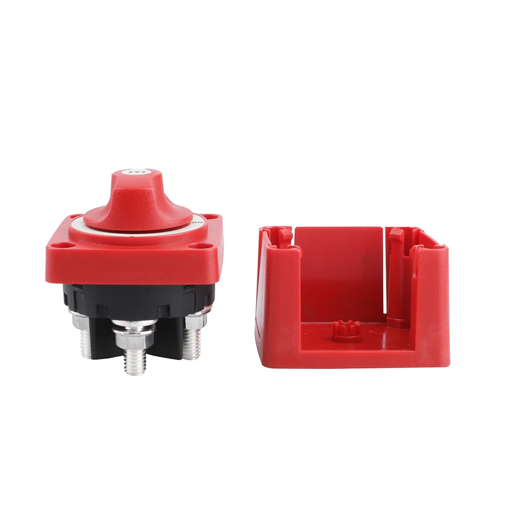 12-32V 300A m-Series Mini Dual Circuit Battery Switch Red 6010 Isolator  Disconnect Rotary Marine Boat RV Waterproof IP67 - AliExpress