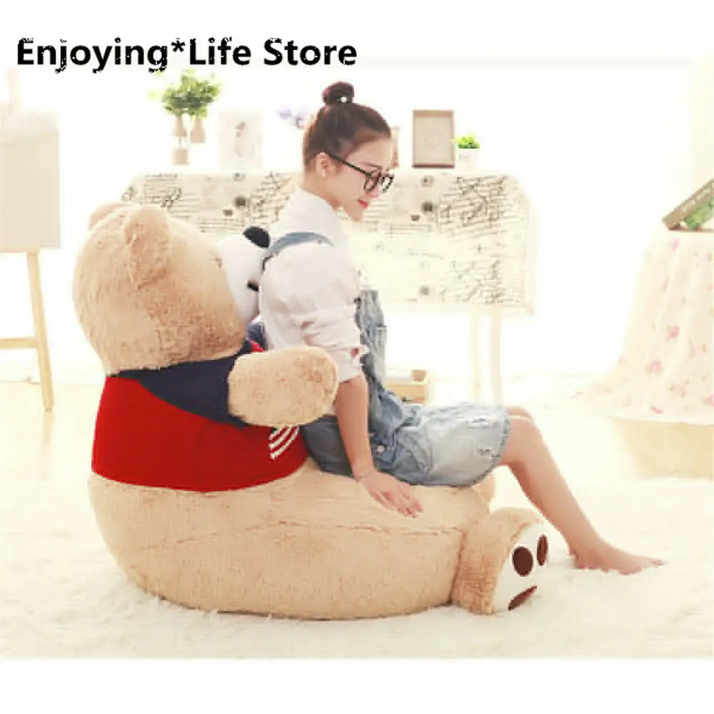Tanie Bawełniane body w miśki pluszowa luksusowa Sofa Anime niedźwiedzie krzesło