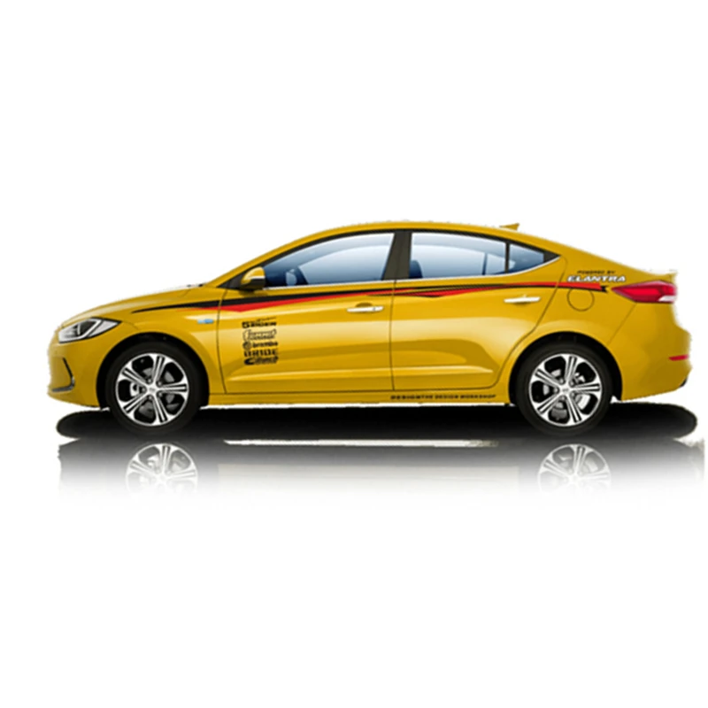 World Datong car styling sport car sticker For Hyundai SANTAFE ELANTRA Exterior body Decal Car Vinyl Film