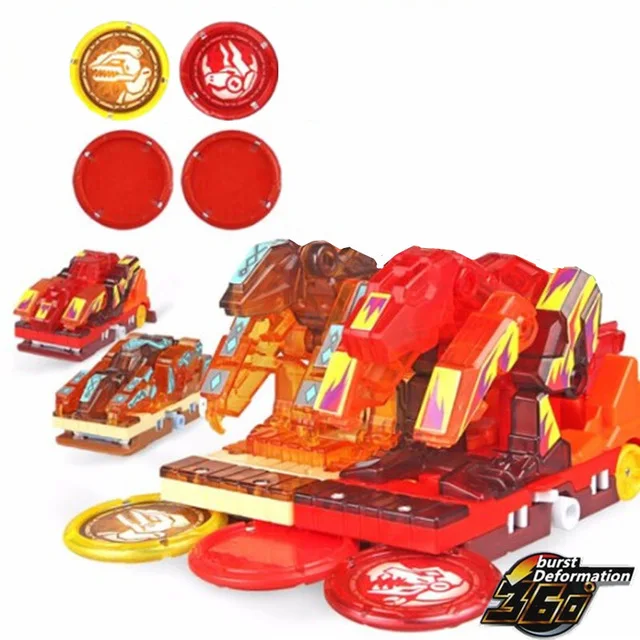 

Wild screechers burst speed deformation car action figures 360 flips capture wafer transformation car for kids toys