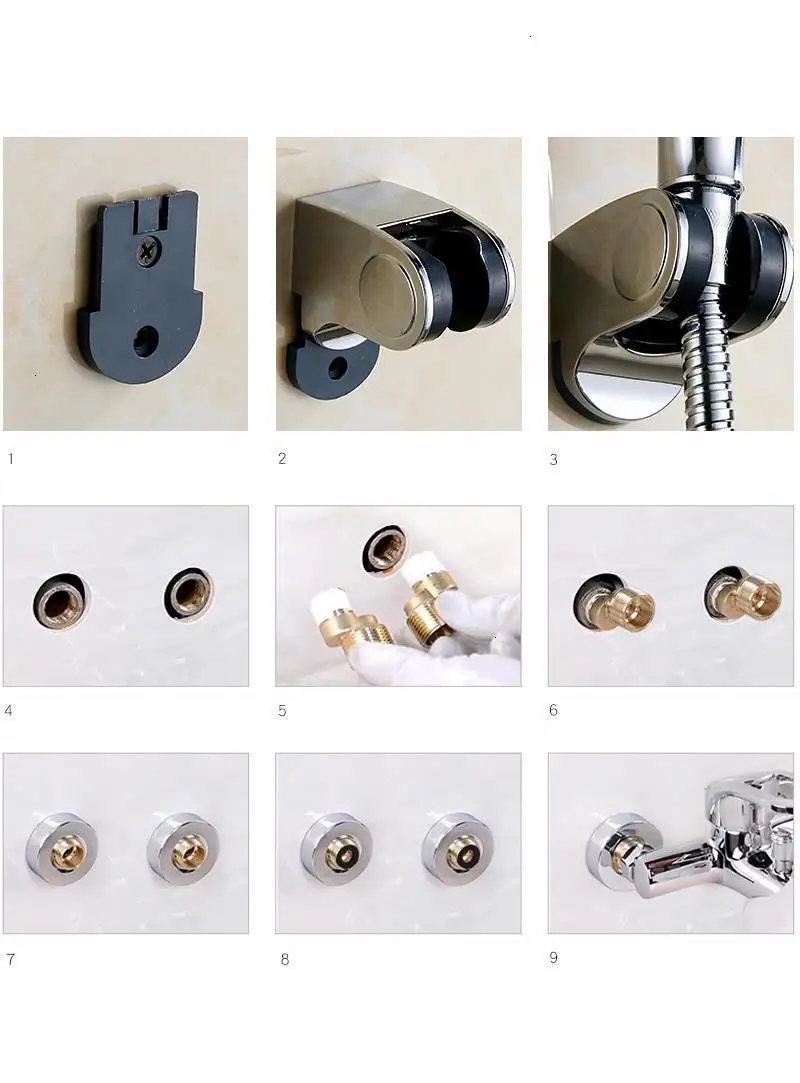 Salle Bain Choveiro panel Preto Duschsystem Regadera Colonne De Ducha Do Banheiro Douche Chuveiro Eletrico душ для ванной комнаты