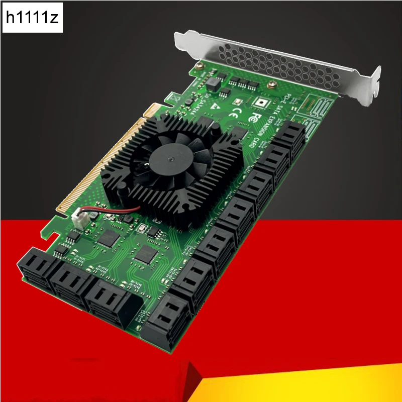 

Переходник для майнинга Чиа, 20 портов SATA PCI-E, адаптер PCIE SATA PCI Express X16 SATA, контроллер карты PCIE на SATA3, 6 Гбит/с, дополнительные карты, Новинка
