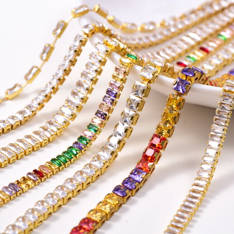 Rhinestones cup chain trimming (2)