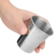 2 шт 230 мл прочная многофункциональная нержавеющая сталь выдерживает падение чашка для пива, питьевой кофе, чая