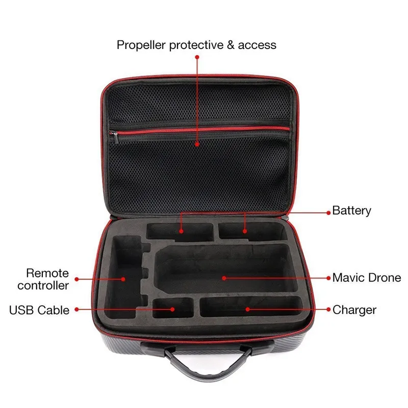 Водонепроницаемый чехол для DJI Mavic Pro, сумка для Дронов, сумка для прогулок, переносная водостойкая сумка на плечо для DJI Spark