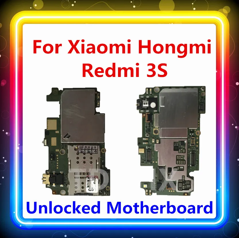Разблокирована для Xiao mi Hong mi Red mi 3S материнская плата 32 Гб материнская плата mi 3S Оригинальная замененная плата ОС Android с чипами материнская плата