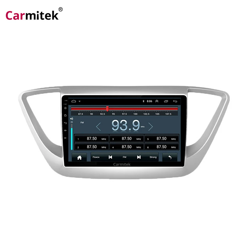 Carmitek Android 8,1 4G Автомобильный радио мультимедиа аудио плеер gps навигация для Hyundai Solaris Verna 2din без dvd
