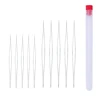 10 Pieces Stainless Steel Beading Needles Big Eye Craft Hand Sewing Needles 2 Sizes with Needle Bottle  Jewelry making Tool ► Photo 3/6