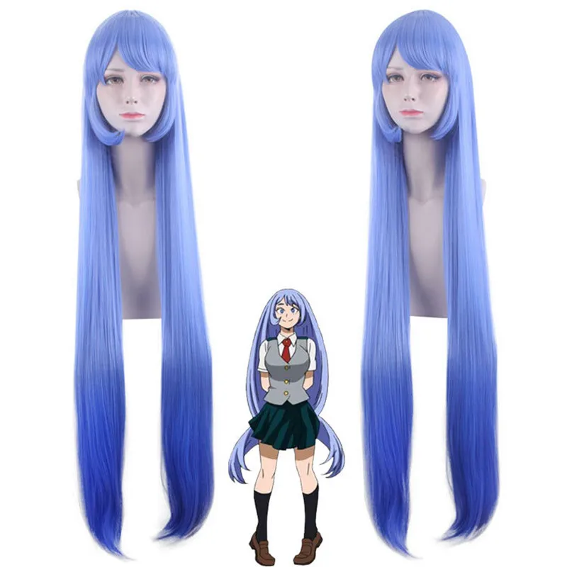 

Nejire Hadou Cosplay Wig Boku no Hero Academia 3rd Season 120cm Long Straight Anime Synthetic Hair My Hero Academia 3 + Wig Cap