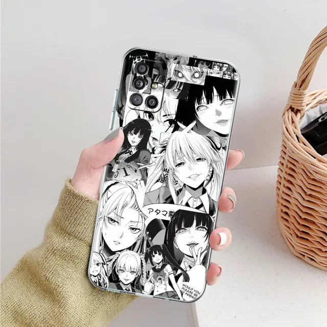 Soft Case for Samsung Galaxy A51 A71 M31 A42 5G A21s A41 M51 A31 M31s Cover Phone Back Shell Capa Kakegurui Jabami Girl Anime PTTM-CLS01
