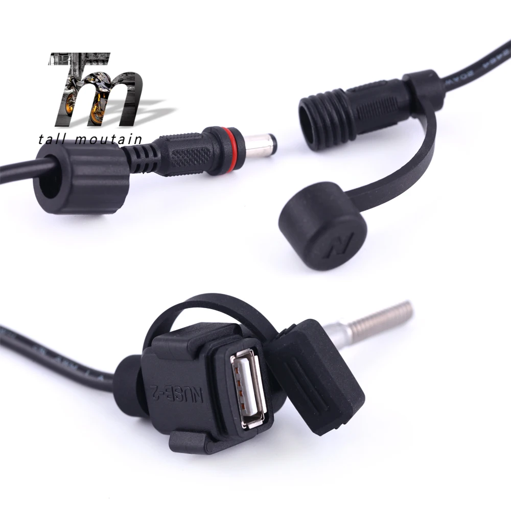 12 V-24 V USB Зарядное устройство Порты и разъёмы для зарядки для мобильного телефона gps навигации Аксессуары для мотоциклов Водонепроницаемый USB заряд на выходе