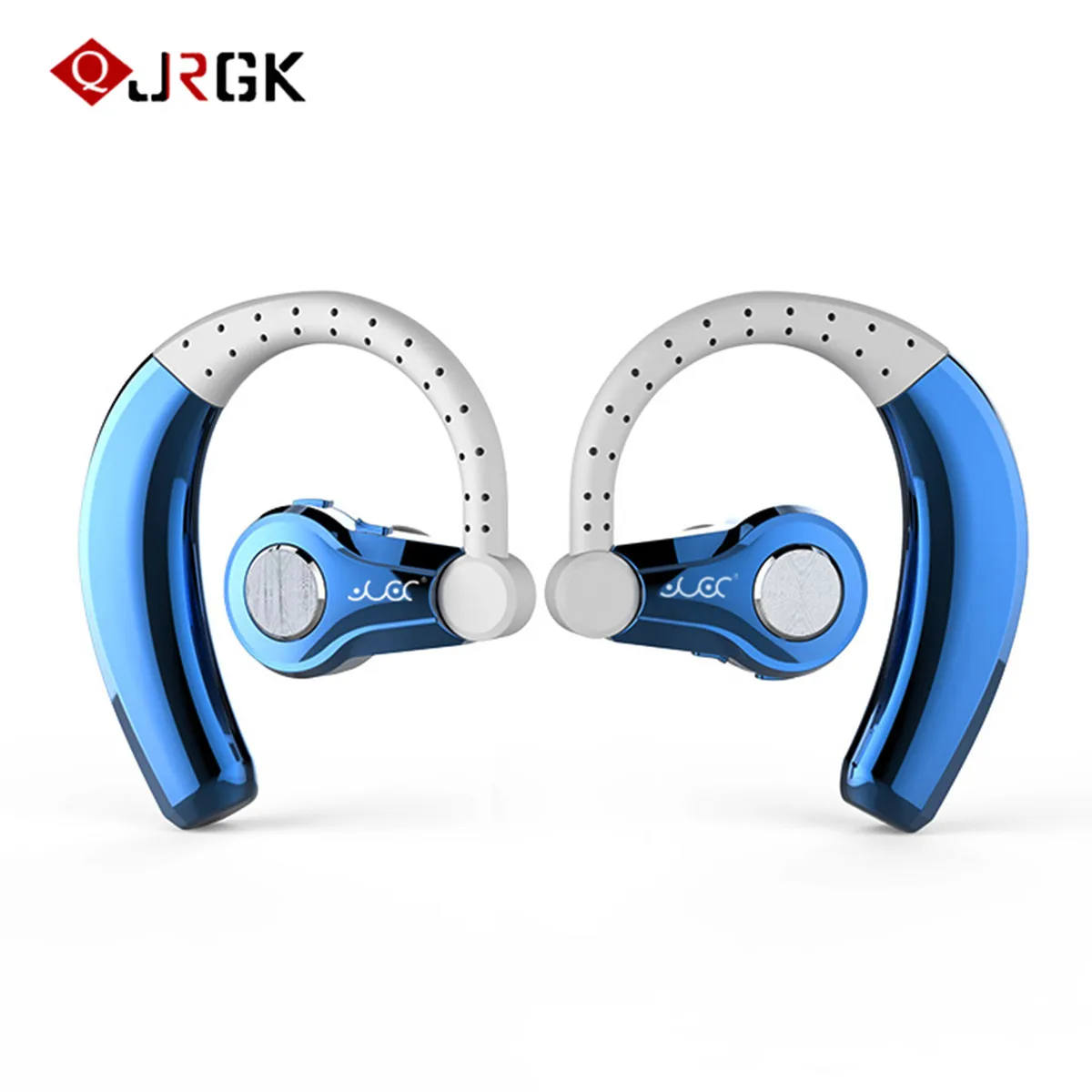 JRGK T9S портативные наушники с шумоподавлением, настоящие беспроводные Bluetooth наушники для телефона, HD музыка, беспроводные гарнитуры с микрофоном - Цвет: Синий