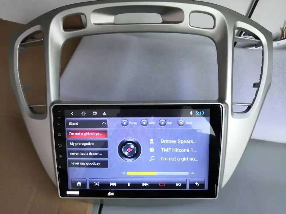 NaweiGe 10,1 дюймов Android Восьмиядерный 8,1 T8 2+ 32 ГБ Автомобильный dvd для Toyota Highlander/Kluger 2000-2007 Авторадио оптом стерео